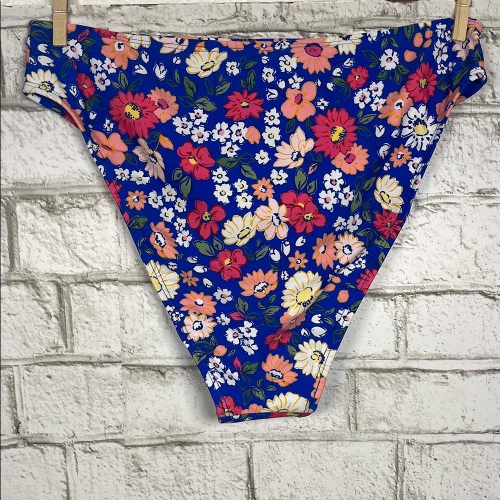 Cupshe Floral Blue Bikini Set - Picture 6 of 11
